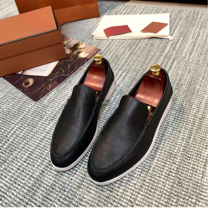 Elegante Herren Loafer Leder Luxus Qualität