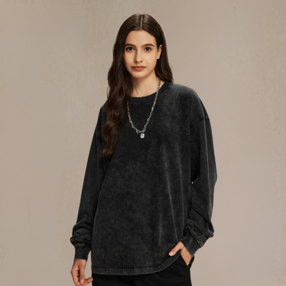 Klassisches Rundhals-Shirt Elegantes Design