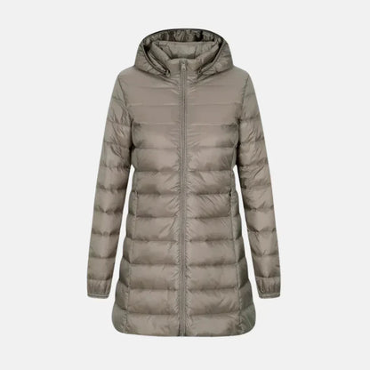 Frauen Daunenjacke Steppjacke Kapuze Warm