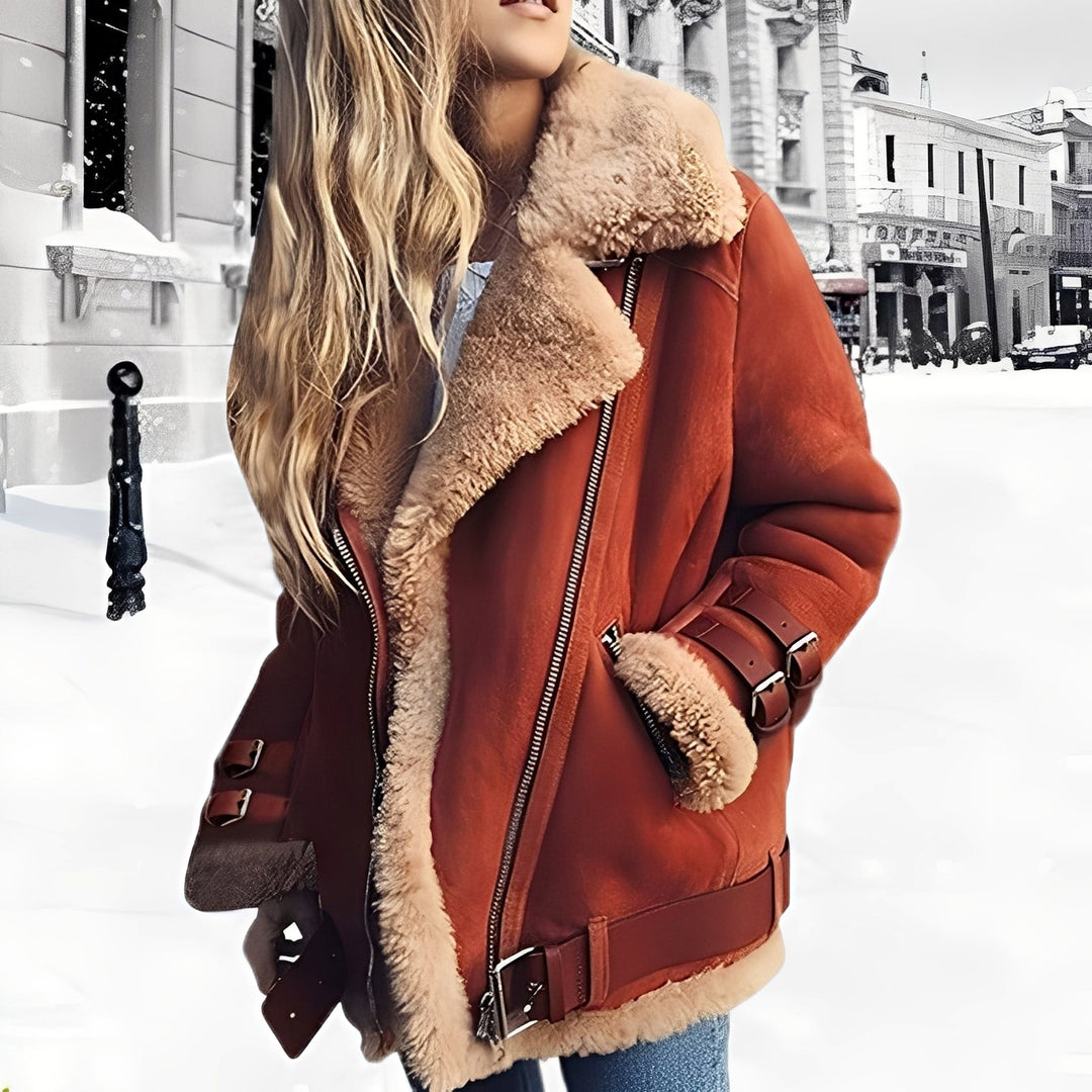 Warmes Wollsuede Jacket Frauen Winter