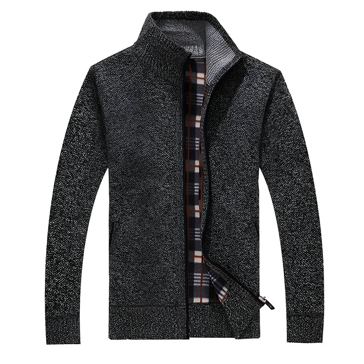 Stylischer Herren Cardigan Weich Fleece