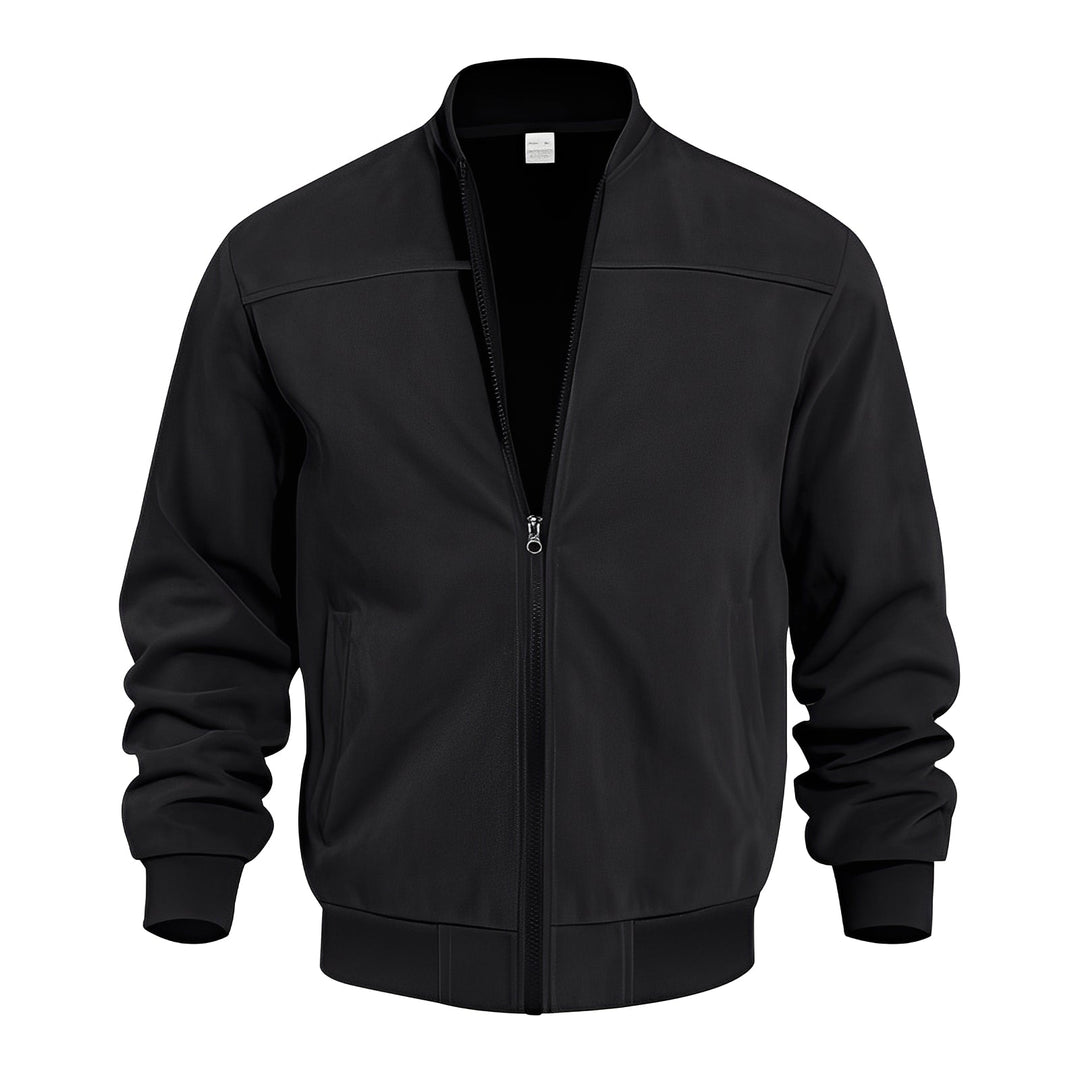 Männer Lederjacke Elegant Wildleder