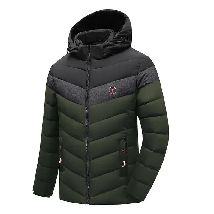 Kapuzenjacke Modern 3-Farben Verstellbar