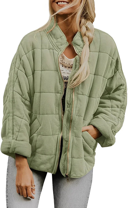 Dicke Oversize Damenjacke Großformat