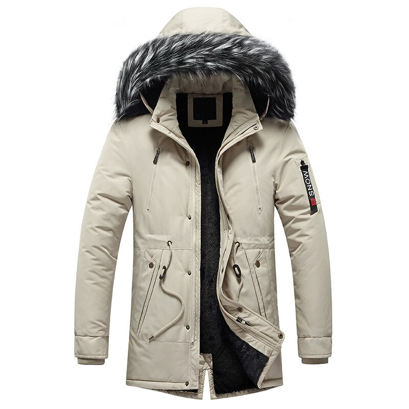 Herren Parka Warm Isoliert