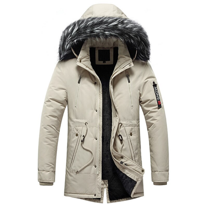 Herren Parka Warm Isoliert