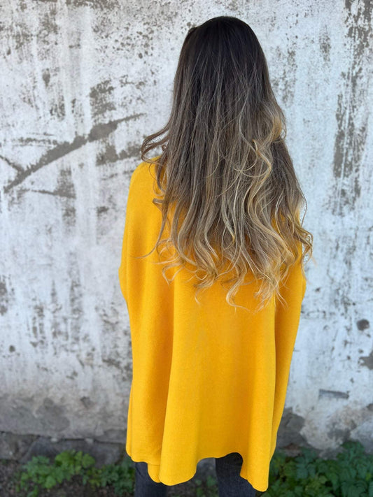 Damen Oversized Pullover Weich Herbstmode - IdealeKleiden