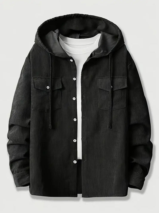 Stylischer Herren Pullover Mit Kapuze - IdealeKleiden