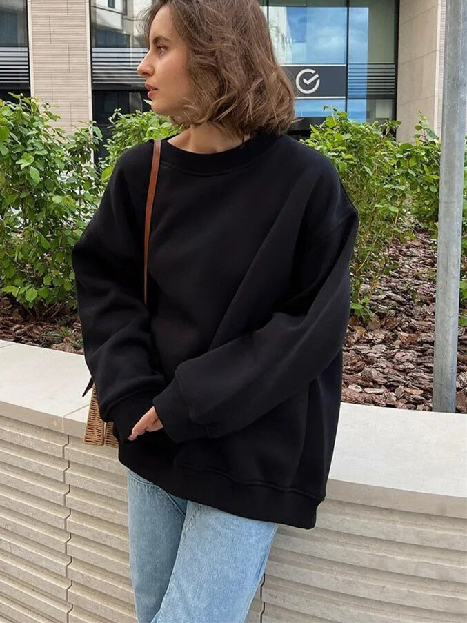 Große Strickpullis für Frauen Oversized Stil