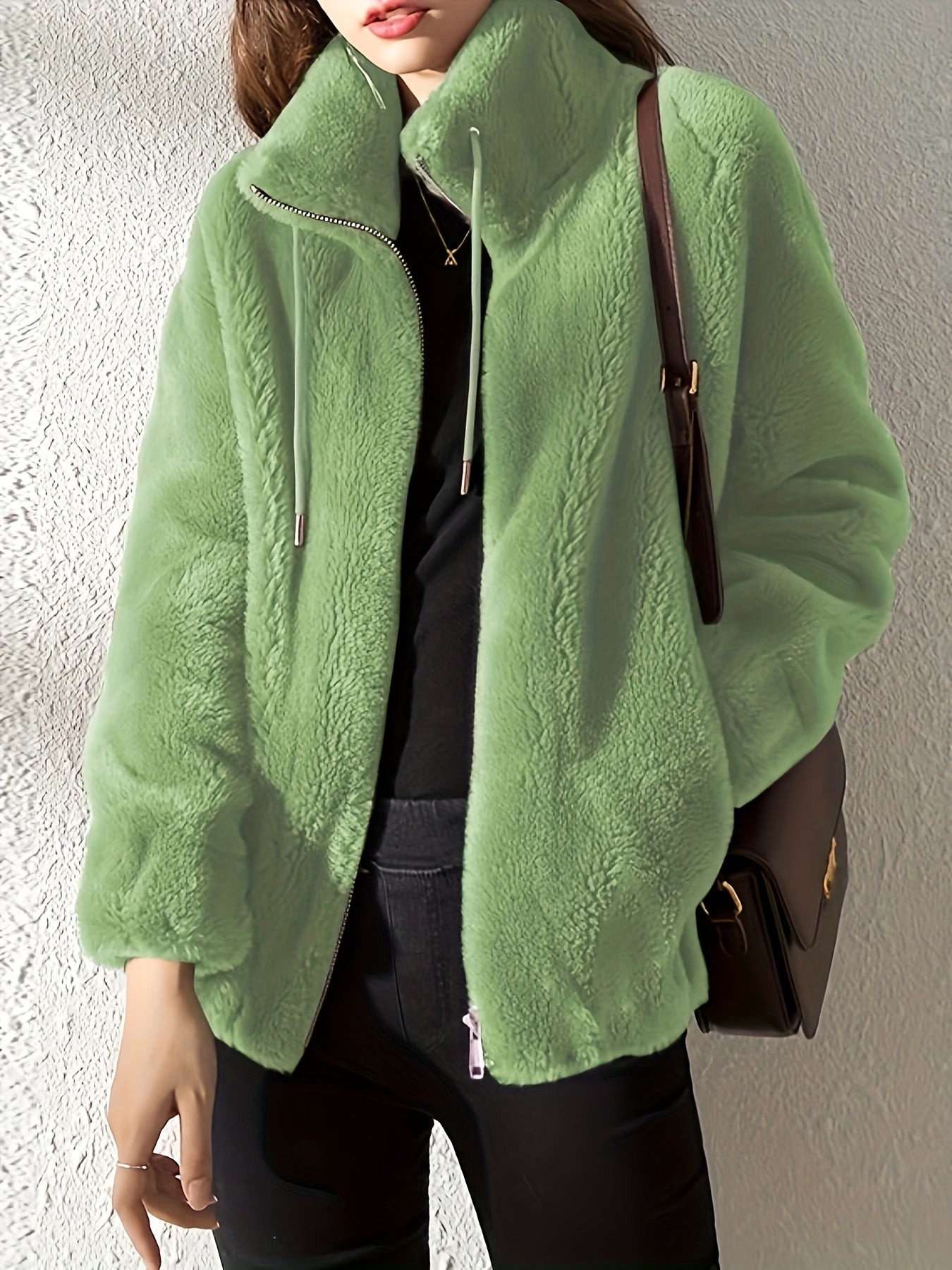 Praktische Zip-Up Jacke Damen