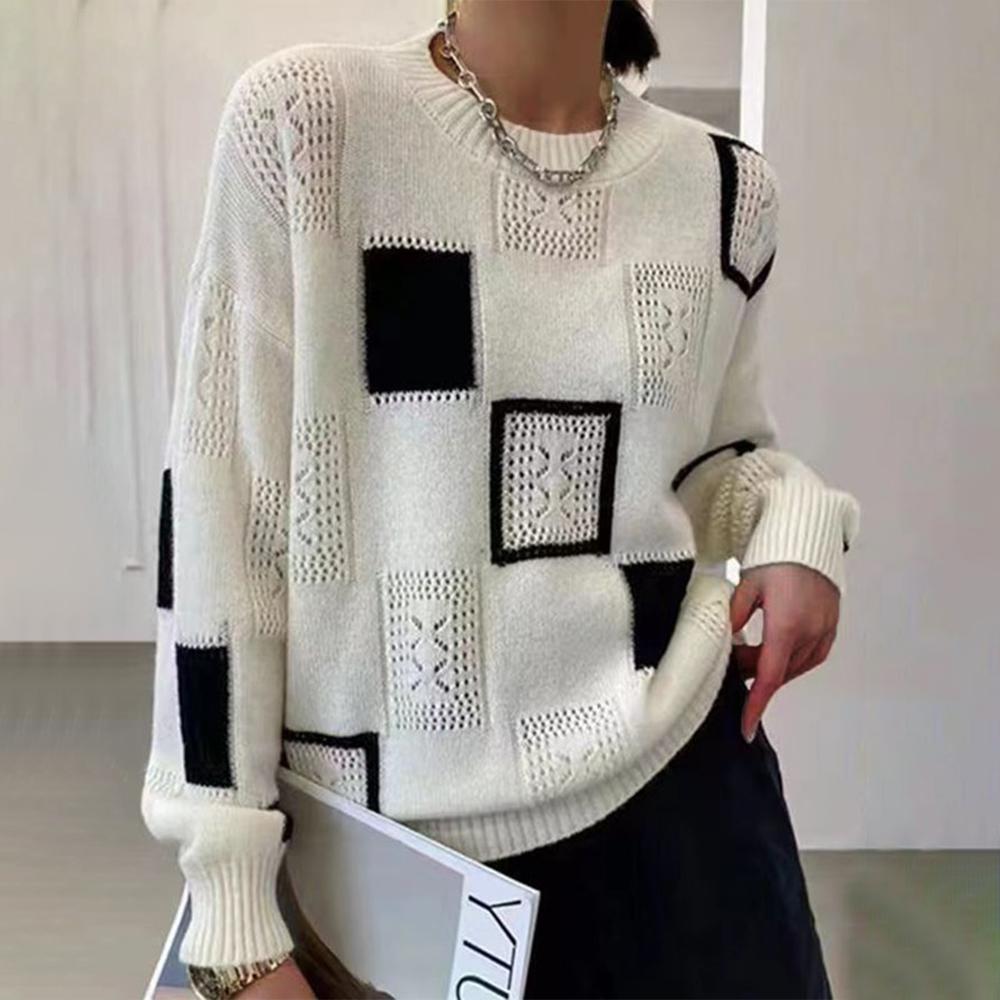 Damen Strickpullover Winter Warm Elegant