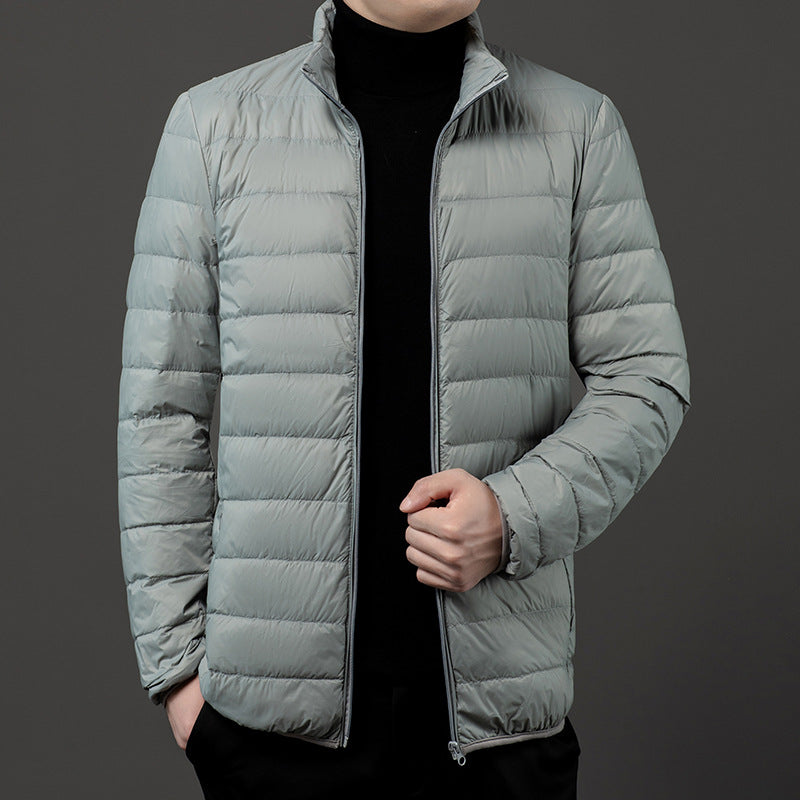 Leichtgewicht Herrenjacke Puff Reißverschluss