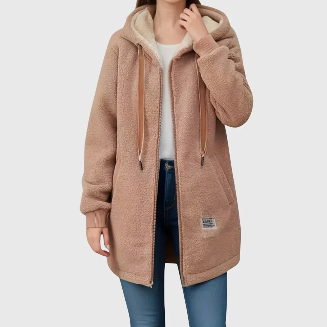 Damen Fleecejacke Warm Elegant Winter