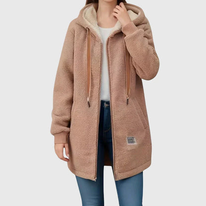 Damen Fleecejacke Warm Elegant Winter