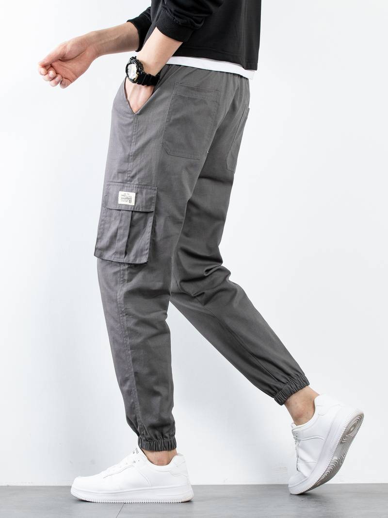 Herren Cargo Hose Bequem Vielfach Taschen