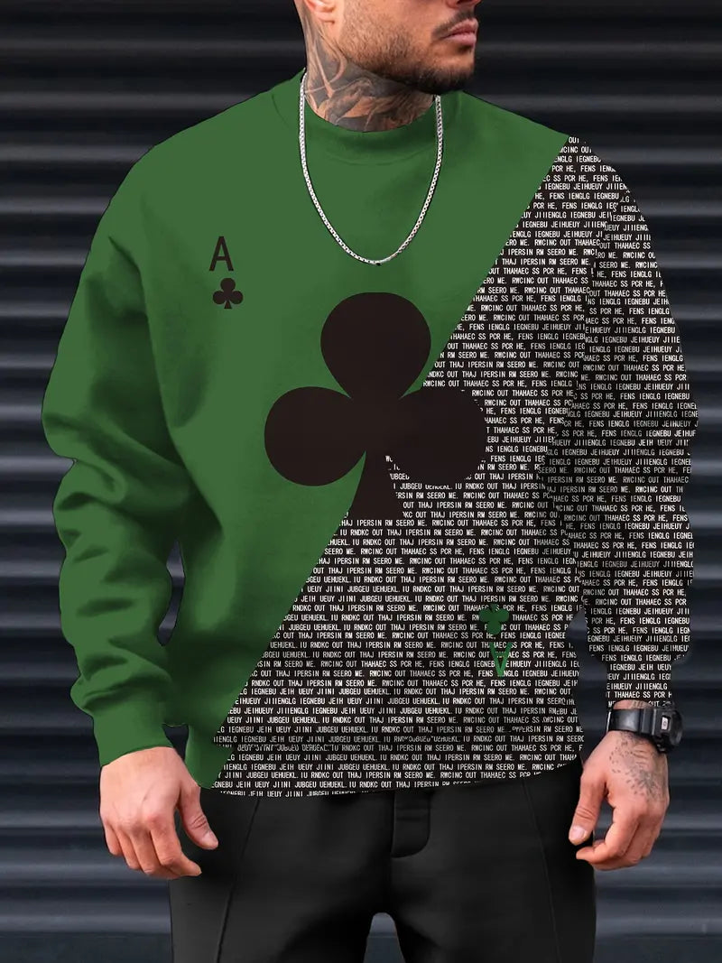 Herren Pullover Langarm Kaschmir Look - IdealeKleiden