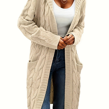 Kapuzenjacke Damen Lang Elegant