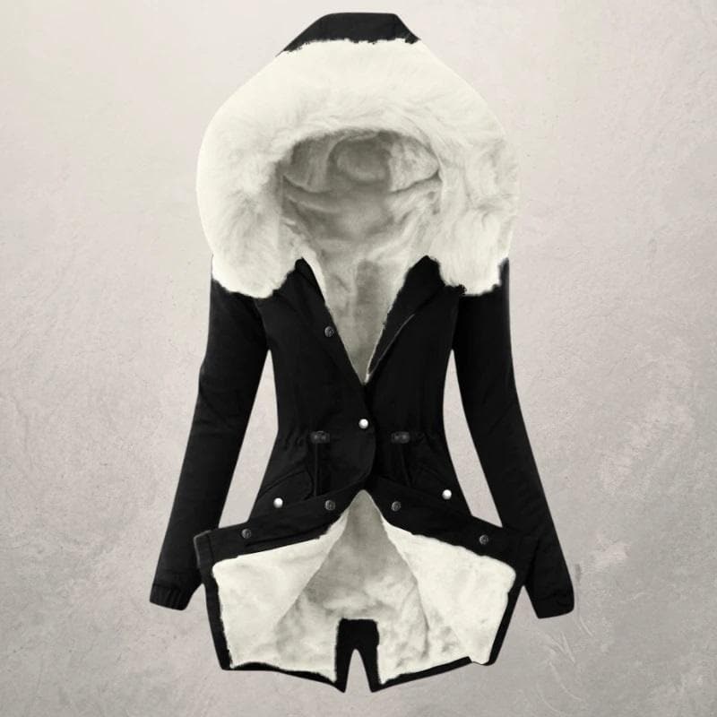 Winterparka Damen Gefüttert Kapuze