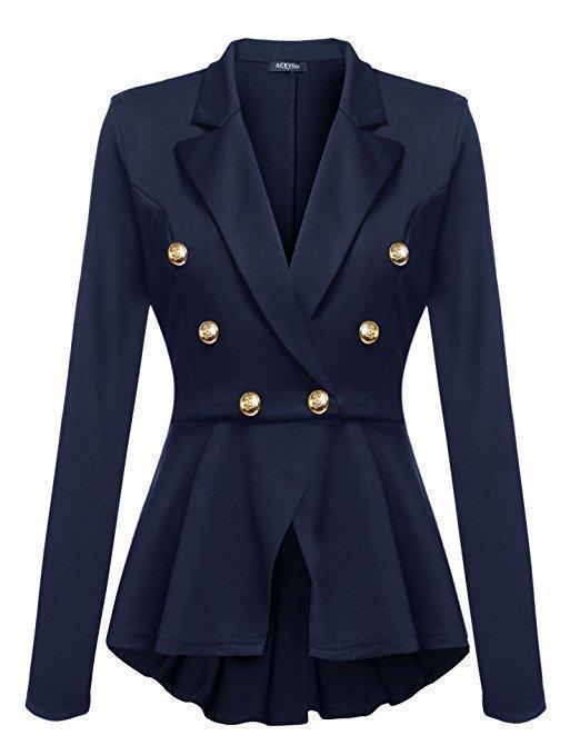 Eleganter Damen Blazer Klassisch Revers