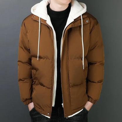 Herren Winterjacke Warm Dicht Verstärkt