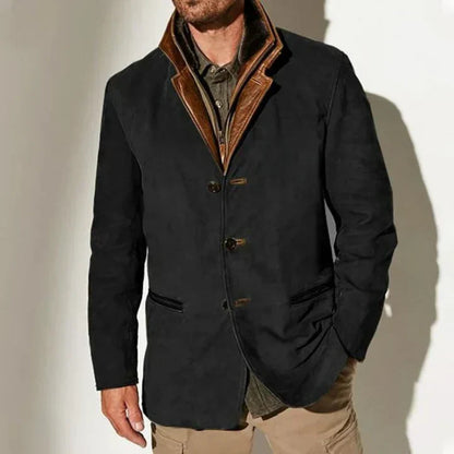 Herrenjacke Vintage Stil Elegantes Design