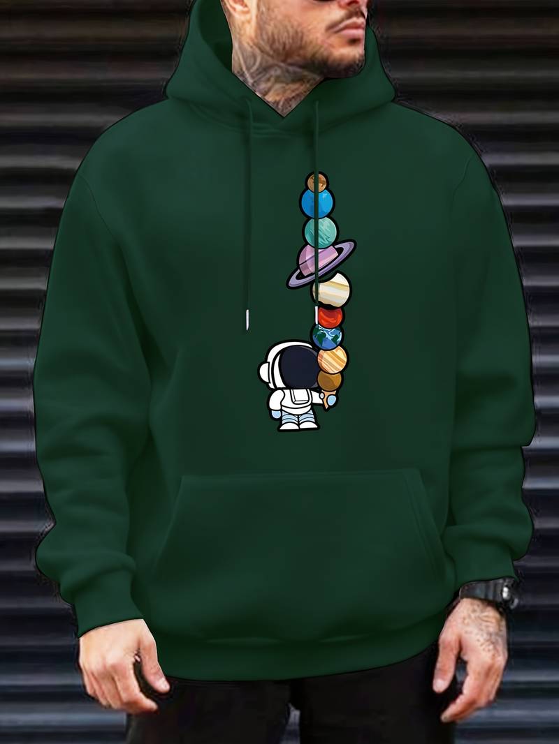 Astronauten Hoodie Herren Modern Galactic