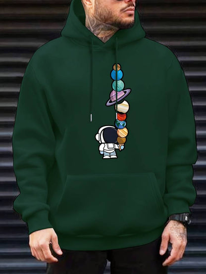Astronauten Hoodie Herren Modern Galactic