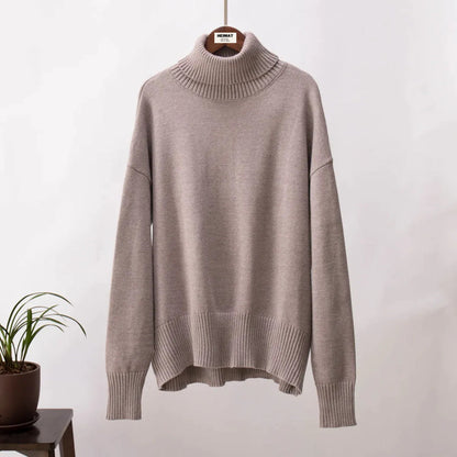 Bequemer Damen Pullover Locker Geschnitten