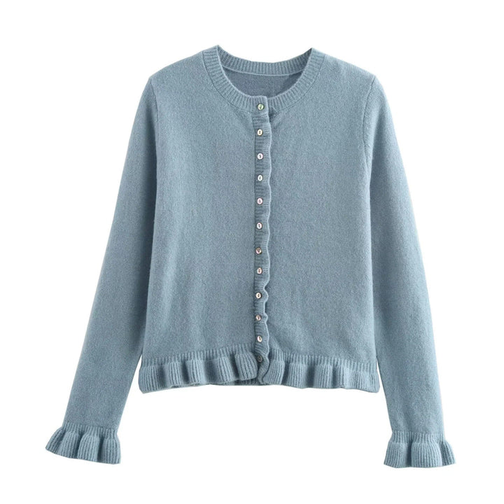 Damen Cardigan Schick Knöpfe