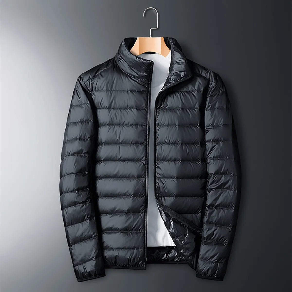Herren Jacke Leicht Kragen Style - IdealeKleiden