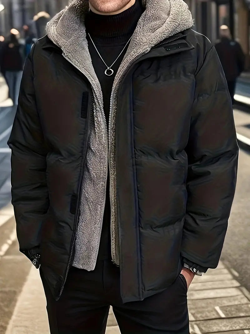 Herren Winter-Parka Isolierjacke Warm
