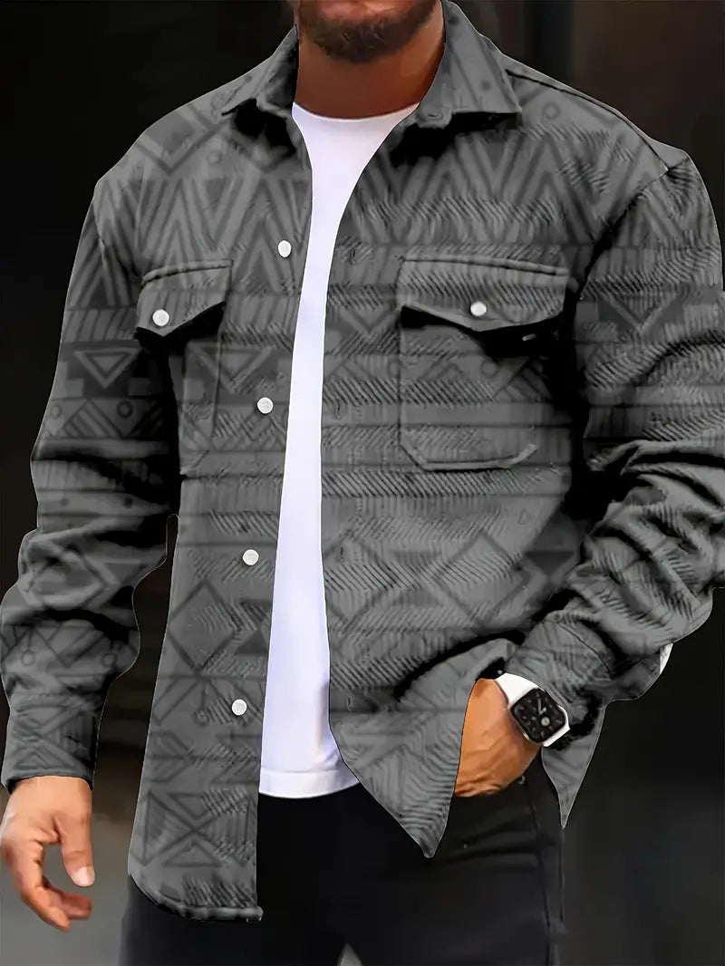 Männerjacke Ethno-Look Modern - IdealeKleiden