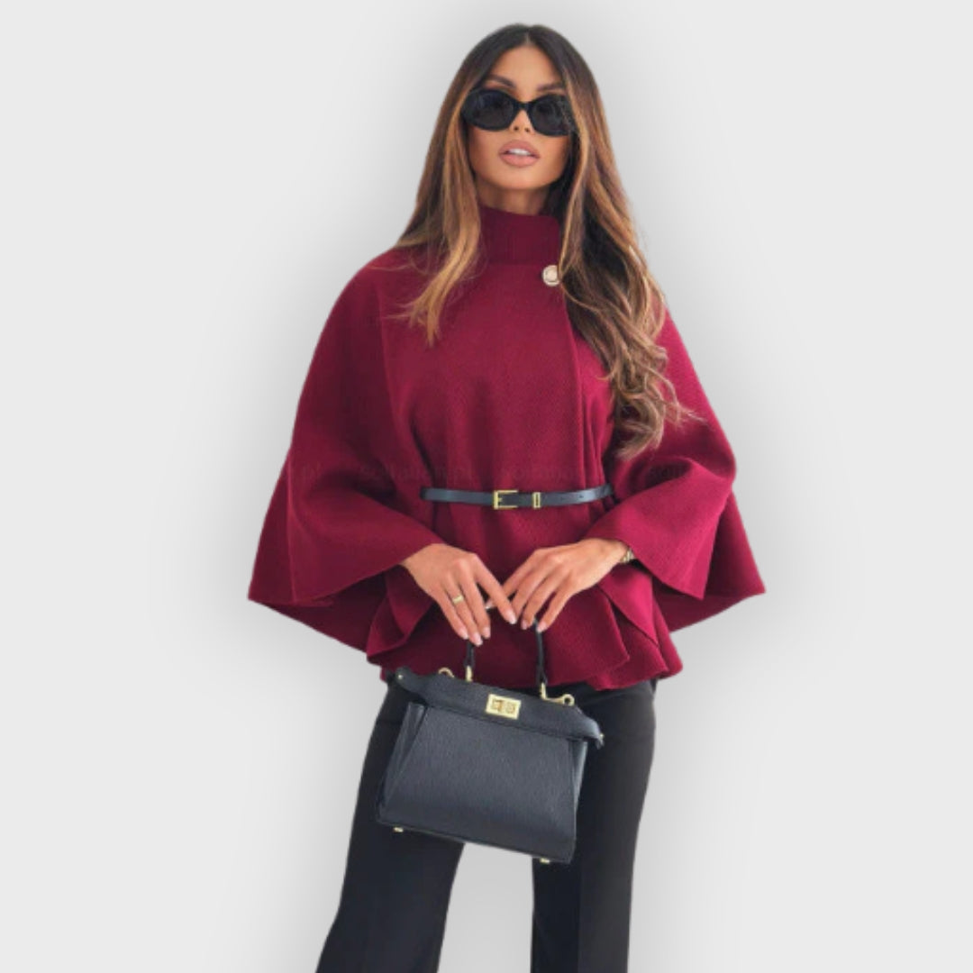 Stilvolle Schmetterlingsjacke Damen Gürtel