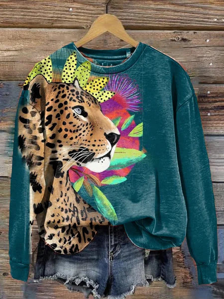 Stylische Pullover mit Tiermuster - IdealeKleiden