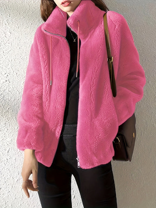 Praktische Zip-Up Jacke Damen - IdealeKleiden