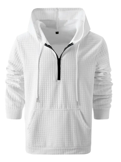 Leichter Waffel-Hoodie für Herren Sportlich - IdealeKleiden