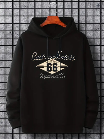 Retro Hoodie Männer Vintage Style