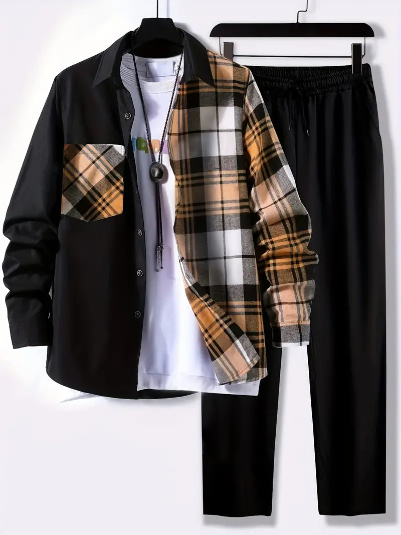Lässiges 2-teiliges Herren Outfit Casual - IdealeKleiden