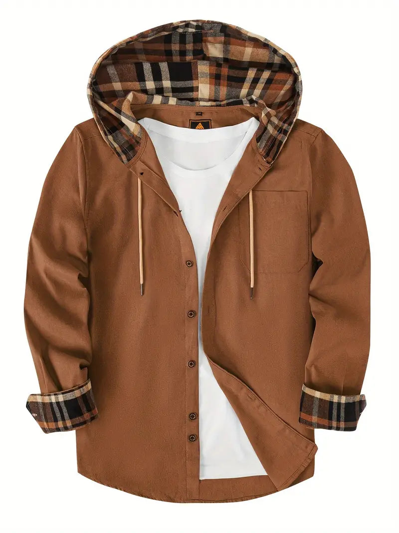 Herren Retro Karo Jacke Modern