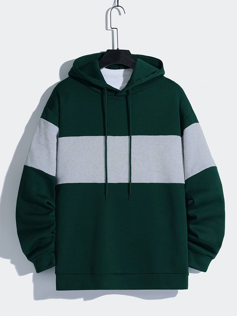 Herren Pullover Lässig Kapuze Langarm - IdealeKleiden
