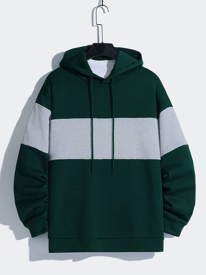 Herren Pullover Lässig Kapuze Langarm - IdealeKleiden