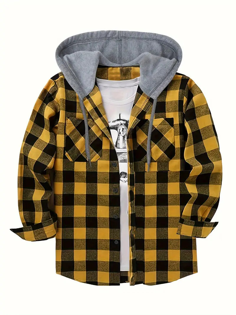 Karierter Herrenpullover Modern Style