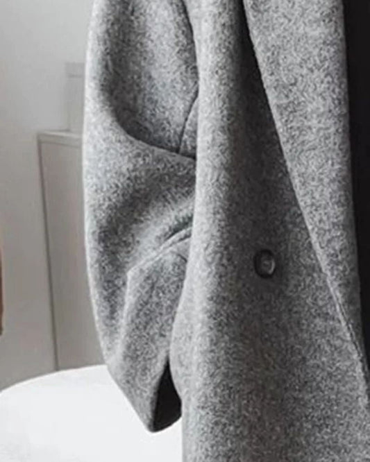 Warmes Winterkleid | Langer Damenmantel Elegant - IdealeKleiden