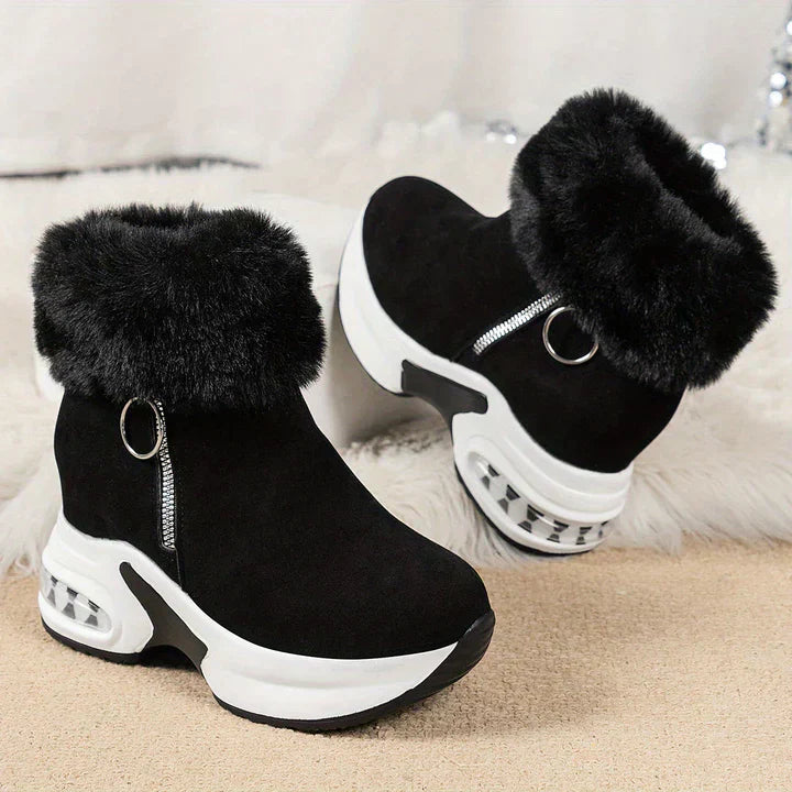 Weiche Damenstiefel Warm Gefüttert