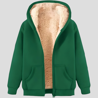 Warmes Fleece-Hoodie für Herren Winter