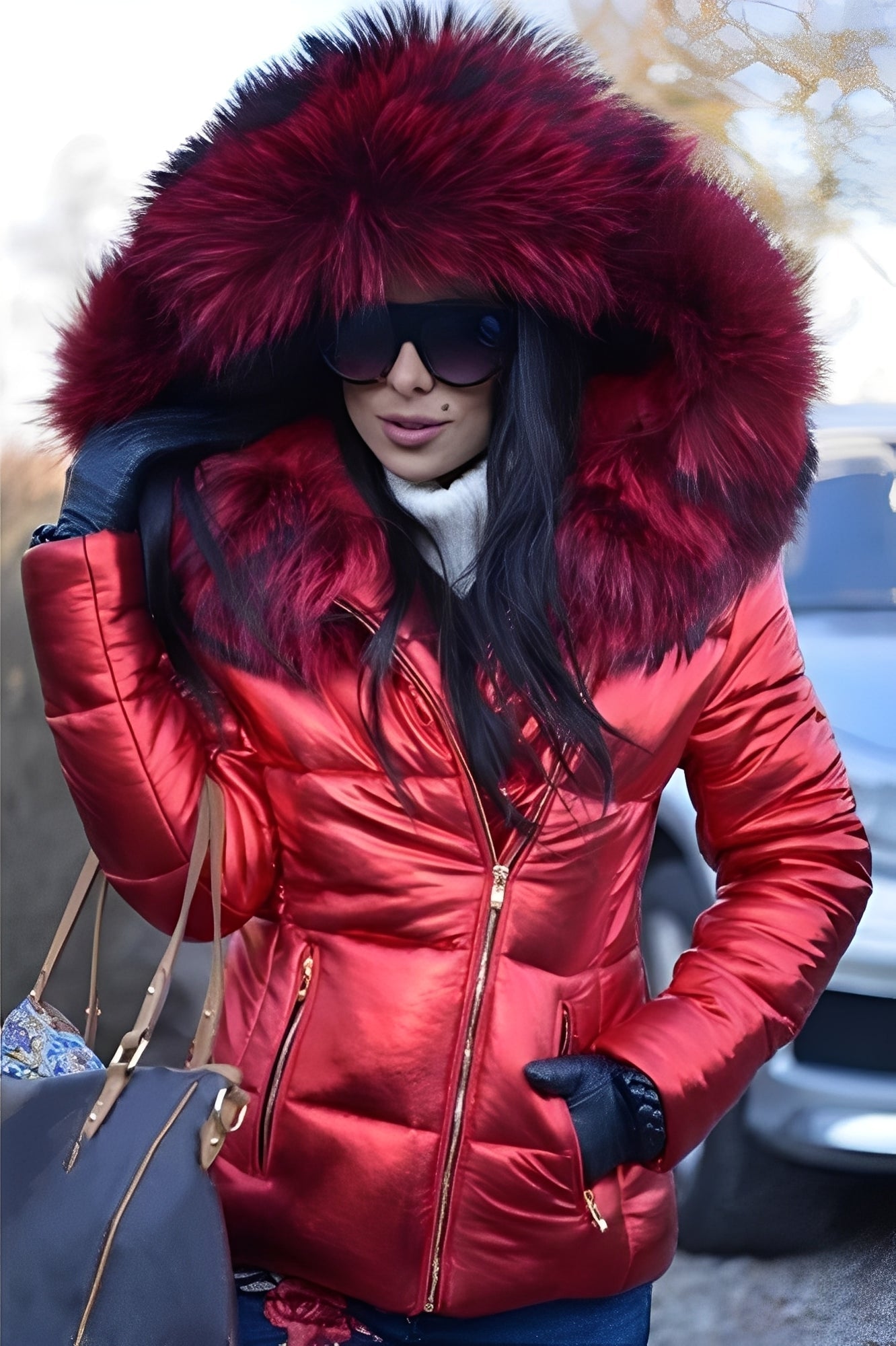 Elegante Damen-Daunenjacke Warm & Stylish