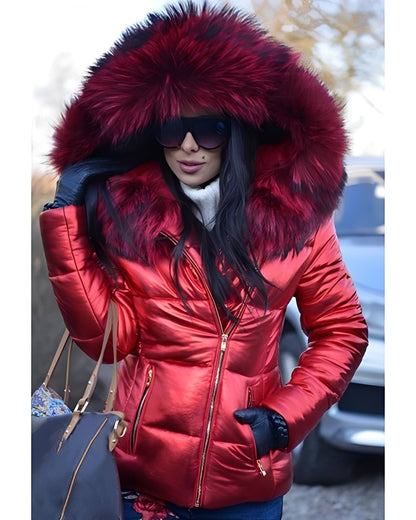 Damen Daunenjacke Warm Isoliert