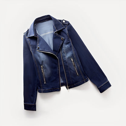 Elegante Damen Jeansjacke Klassisches Design