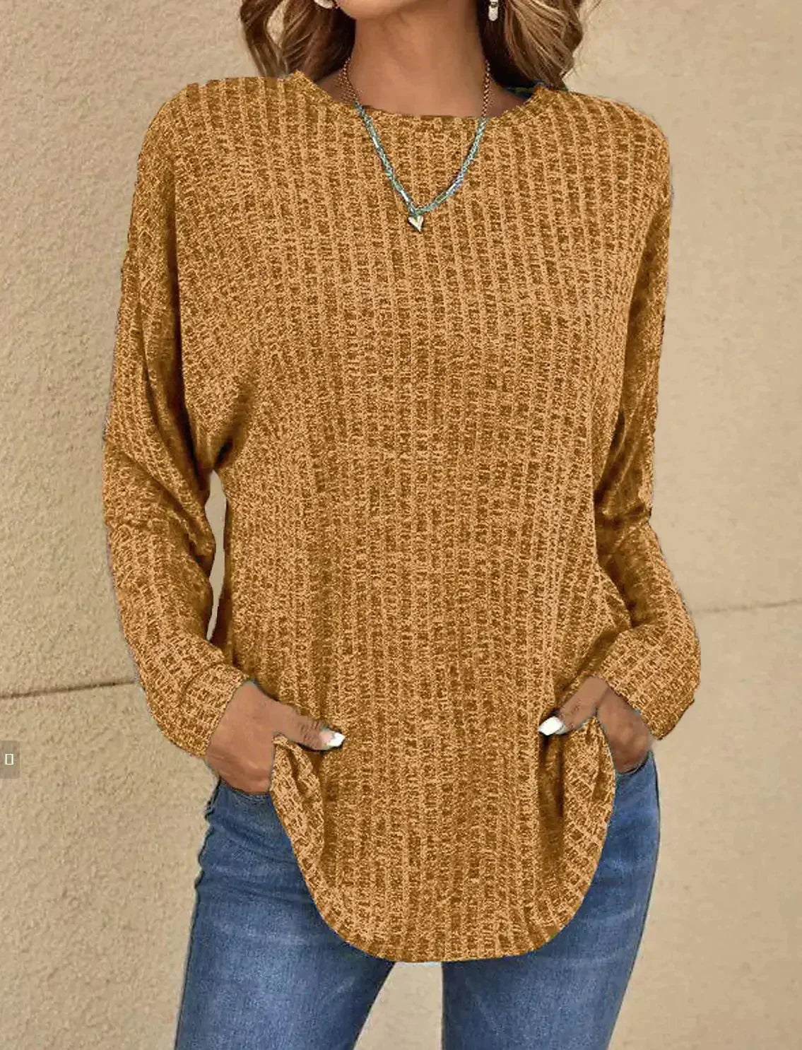 Bequeme Pullover Damen Entspannter Style