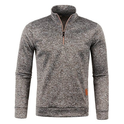 Weicher Strickpullover Damen Pullover mit Polo Kragen